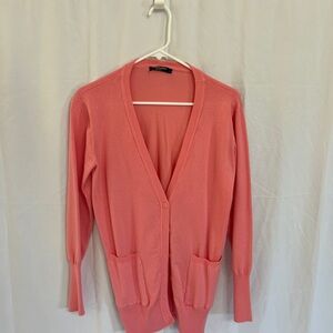 Worthington Vibrant Coral Women's Cardigan
